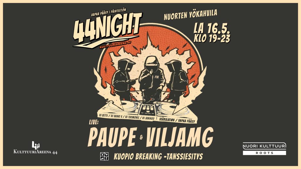 44Night yökahvila : Paupe | Viljam G